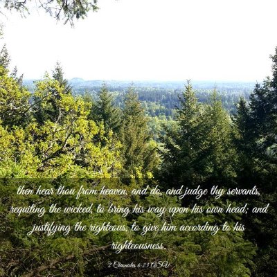 Picture 03 - 2 Chronicles 6:23 ASV - then hear thou from heaven, and do, and judge thy - Bible Verse Picture