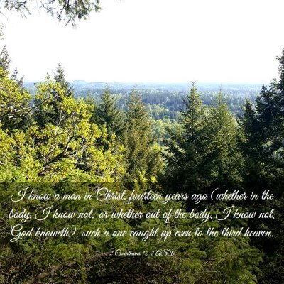 Picture 03 - 2 Corinthians 12:2 ASV - I know a man in Christ, fourteen years ago - Bible Verse Picture