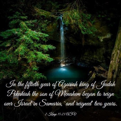 Picture 03 - 2 Kings 15:23 ASV - In the fiftieth year of Azariah king of Judah - Bible Verse Picture