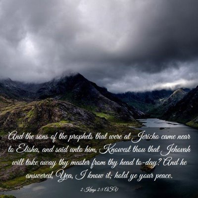 Picture 03 - 2 Kings 2:5 ASV - And the sons of the prophets that were at Jericho - Bible Verse Picture