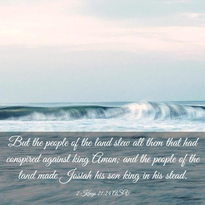 Picture 03 - 2 Kings 21:24 ASV - But the people of the land slew all them that had - Bible Verse Picture