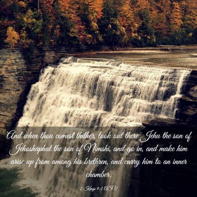 Picture 03 - 2 Kings 9:2 ASV - And when thou comest thither, look out there Jehu - Bible Verse Picture