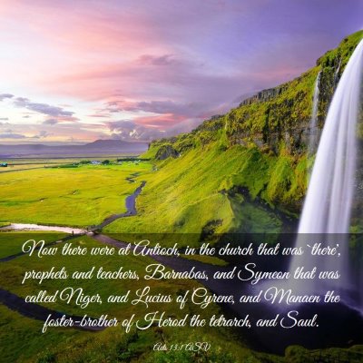 Picture 03 - Acts 13:1 ASV - Now there were at Antioch, in the church that was - Bible Verse Picture