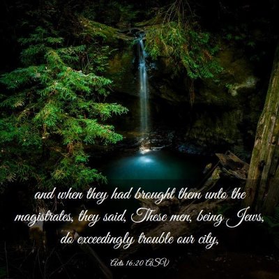 Picture 03 - Acts 16:20 ASV - and when they had brought them unto the - Bible Verse Picture