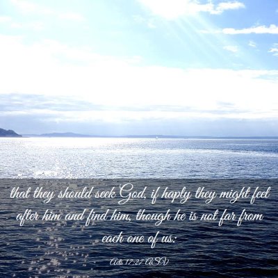 Picture 03 - Acts 17:27 ASV - that they should seek God, if haply they might - Bible Verse Picture