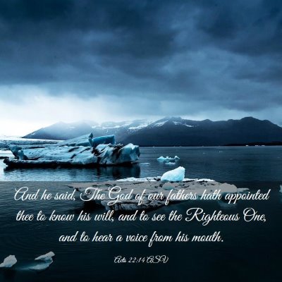 Picture 03 - Acts 22:14 ASV - And he said, The God of our fathers hath - Bible Verse Picture
