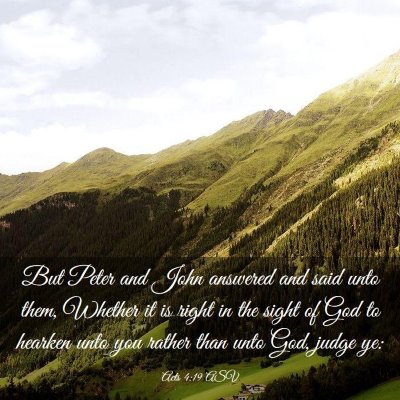 Picture 03 - Acts 4:19 ASV - But Peter and John answered and said unto them, - Bible Verse Picture