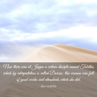 Picture 03 - Acts 9:36 ASV - Now there was at Joppa a certain disciple named - Bible Verse Picture