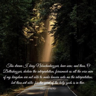 Picture 03 - Daniel 4:18 ASV - This dream I, king Nebuchadnezzar, have seen; and - Bible Verse Picture