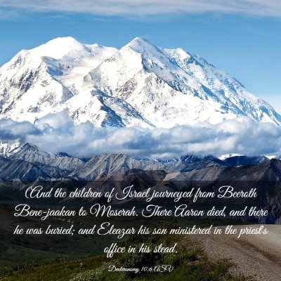 Picture 03 - Deuteronomy 10:6 ASV - (And the children of Israel journeyed from - Bible Verse Picture