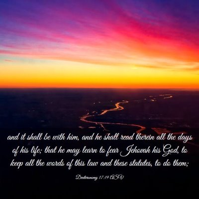 Picture 03 - Deuteronomy 17:19 ASV - and it shall be with him, and he shall read - Bible Verse Picture