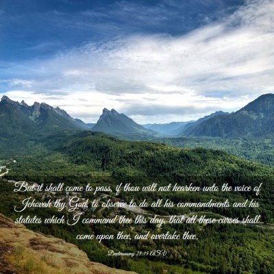 Picture 03 - Deuteronomy 28:15 ASV - But it shall come to pass, if thou wilt not - Bible Verse Picture