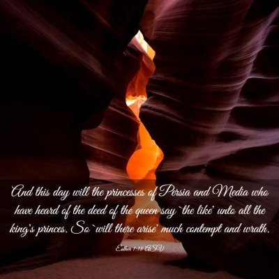 Picture 03 - Esther 1:18 ASV - And this day will the princesses of Persia and - Bible Verse Picture