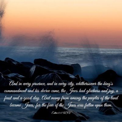 Picture 03 - Esther 8:17 ASV - And in every province, and in every city, - Bible Verse Picture