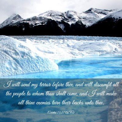 Picture 03 - Exodus 23:27 ASV - I will send my terror before thee, and will - Bible Verse Picture