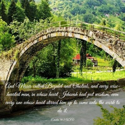 Picture 03 - Exodus 36:2 ASV - And Moses called Bezalel and Oholiab, and every - Bible Verse Picture