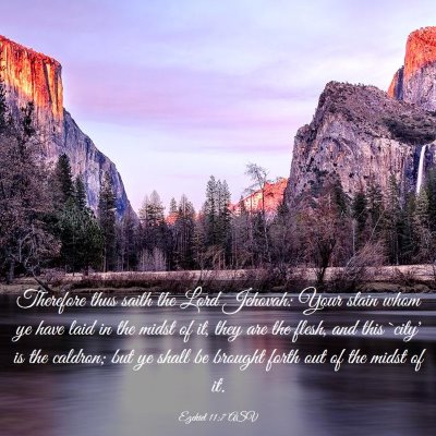 Picture 03 - Ezekiel 11:7 ASV - Therefore thus saith the Lord Jehovah: Your slain - Bible Verse Picture