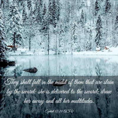 Picture 03 - Ezekiel 32:20 ASV - They shall fall in the midst of them that are - Bible Verse Picture