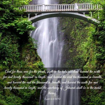 Picture 03 - Ezekiel 48:10 ASV - And for these, even for the priests, shall be the - Bible Verse Picture