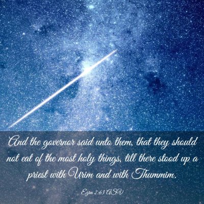 Picture 03 - Ezra 2:63 ASV - And the governor said unto them, that they should - Bible Verse Picture