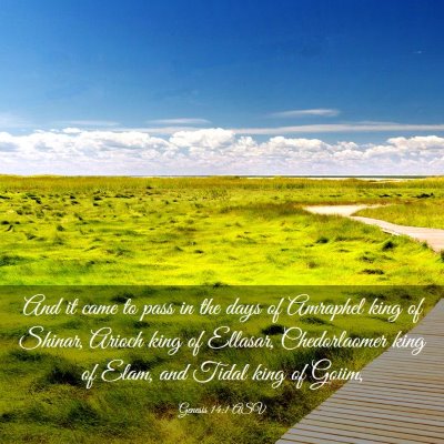 Picture 03 - Genesis 14:1 ASV - And it came to pass in the days of Amraphel king - Bible Verse Picture