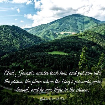 Picture 03 - Genesis 39:20 ASV - And Joseph's master took him, and put him into - Bible Verse Picture