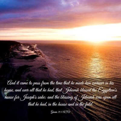 Picture 03 - Genesis 39:5 ASV - And it came to pass from the time that he made - Bible Verse Picture