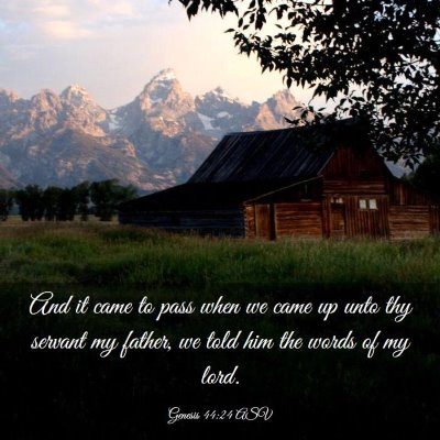 Picture 03 - Genesis 44:24 ASV - And it came to pass when we came up unto thy - Bible Verse Picture