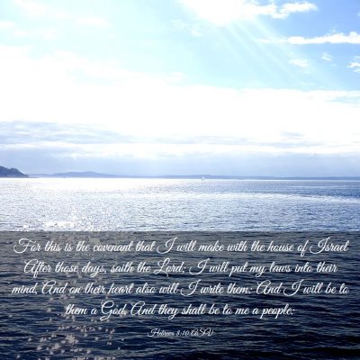 Picture 03 - Hebrews 8:10 ASV - For this is the covenant that I will make with - Bible Verse Picture