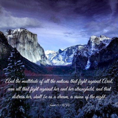 Picture 03 - Isaiah 29:7 ASV - And the multitude of all the nations that fight - Bible Verse Picture