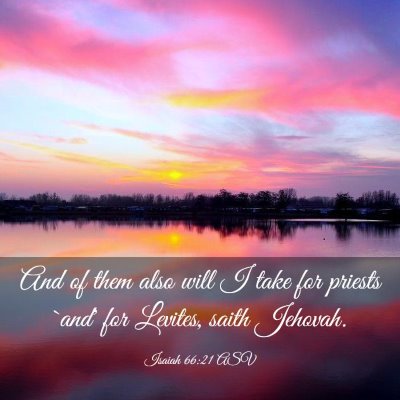 Picture 03 - Isaiah 66:21 ASV - And of them also will I take for priests `and' - Bible Verse Picture