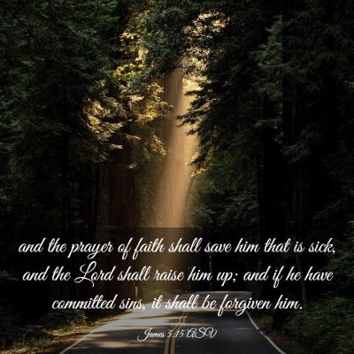 Picture 03 - James 5:15 ASV - and the prayer of faith shall save him that is - Bible Verse Picture