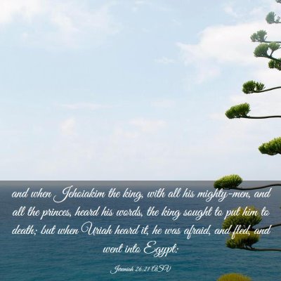 Picture 03 - Jeremiah 26:21 ASV - and when Jehoiakim the king, with all his - Bible Verse Picture