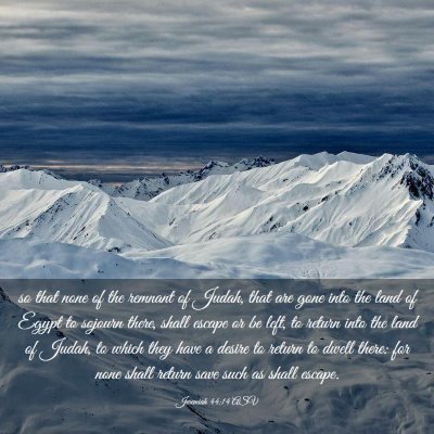 Picture 03 - Jeremiah 44:14 ASV - so that none of the remnant of Judah, that are - Bible Verse Picture