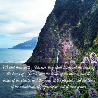 Picture 03 - Jeremiah 8:1 ASV - At that time, saith Jehovah, they shall bring out - Bible Verse Picture