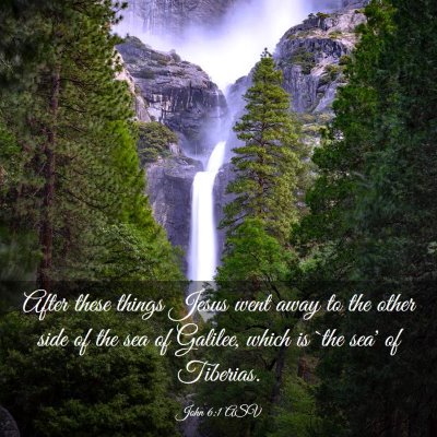 Picture 03 - John 6:1 ASV - After these things Jesus went away to the other - Bible Verse Picture