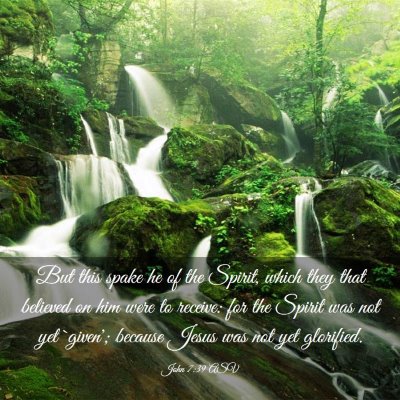 Picture 03 - John 7:39 ASV - But this spake he of the Spirit, which they that - Bible Verse Picture