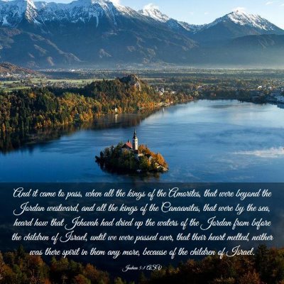 Picture 03 - Joshua 5:1 ASV - And it came to pass, when all the kings of the - Bible Verse Picture
