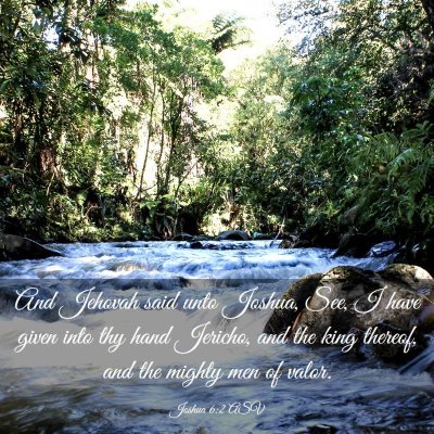 Picture 03 - Joshua 6:2 ASV - And Jehovah said unto Joshua, See, I have given - Bible Verse Picture