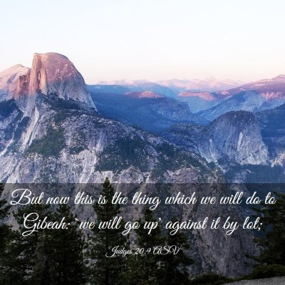 Picture 03 - Judges 20:9 ASV - But now this is the thing which we will do to - Bible Verse Picture