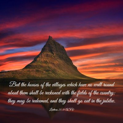 Picture 03 - Leviticus 25:31 ASV - But the houses of the villages which have no wall - Bible Verse Picture