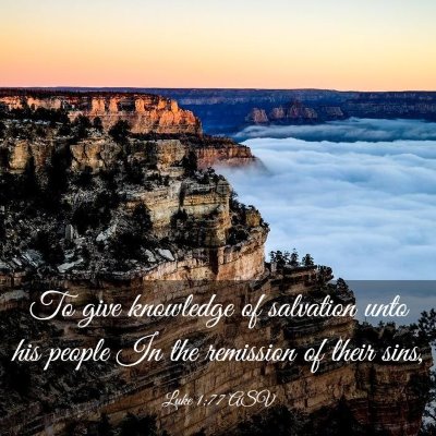 Picture 03 - Luke 1:77 ASV - To give knowledge of salvation unto his people In - Bible Verse Picture
