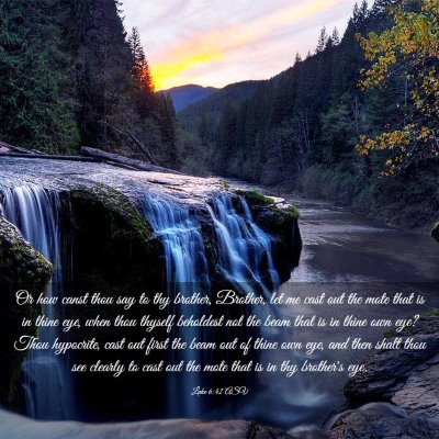 Picture 03 - Luke 6:42 ASV - Or how canst thou say to thy brother, Brother, - Bible Verse Picture