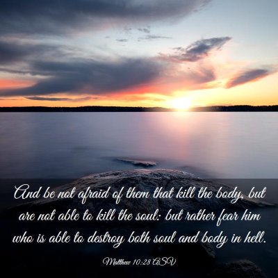 Picture 03 - Matthew 10:28 ASV - And be not afraid of them that kill the body, but - Bible Verse Picture