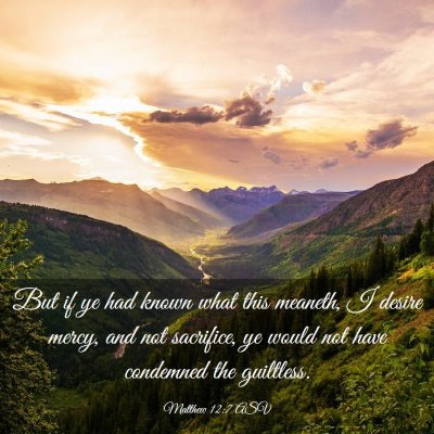 Picture 03 - Matthew 12:7 ASV - But if ye had known what this meaneth, I desire - Bible Verse Picture