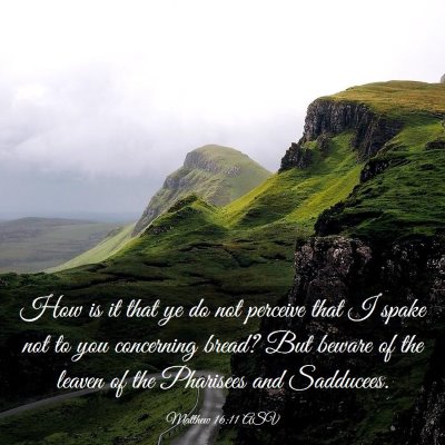 Picture 03 - Matthew 16:11 ASV - How is it that ye do not perceive that I spake - Bible Verse Picture