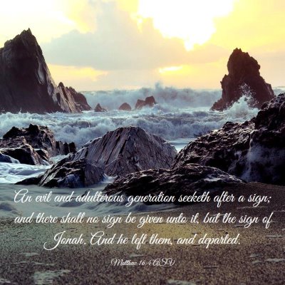 Picture 03 - Matthew 16:4 ASV - An evil and adulterous generation seeketh after a - Bible Verse Picture