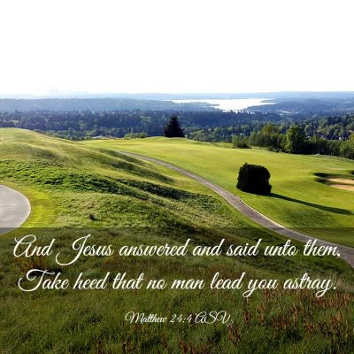 Picture 03 - Matthew 24:4 ASV - And Jesus answered and said unto them, Take heed - Bible Verse Picture