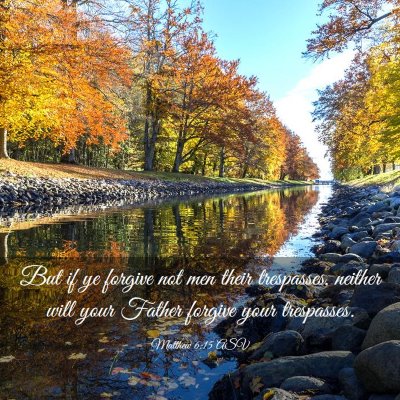 Picture 03 - Matthew 6:15 ASV - But if ye forgive not men their trespasses, - Bible Verse Picture