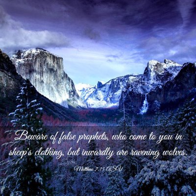 Picture 03 - Matthew 7:15 ASV - Beware of false prophets, who come to you in - Bible Verse Picture